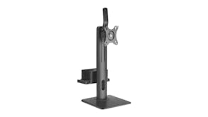 Konic Single Screen Monitor Lift with Tri-Point Articulation, Read CPU Mount, Cable Management