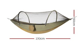 Gardeon Portable Mesh Covered Hammock with Tree Straps, Carry Bag