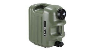 Weisshorn Sturdy Outdoor Water Cannister 25L with Spigot, Cleaning Brush - Camo Green