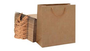 New Aim Paper Gift Bags 32 x 34 15cm 50pcs. - Brown