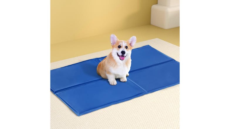 i.Pet Pet Cooling Mat Large 70 x 110cm - Blue