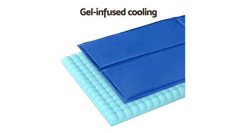 i.Pet Pet Cooling Mat Large 70 x 110cm - Blue