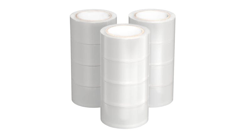 New Aim Clear Packing Tape Roll 48mm 12pcs.