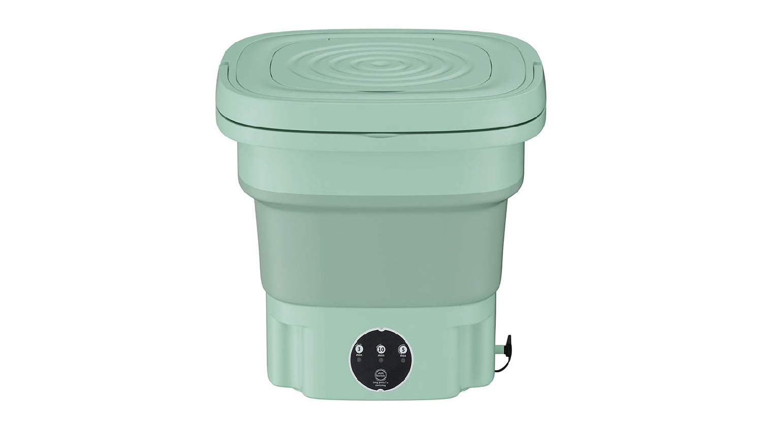Devanti 1.4kg 2 Program Folding Portable Washing Machine 8L 30 x 30 x 28cm - Green