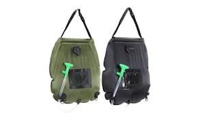 Weisshorn Outdoor Portable Shower Bag 20L 2pcs. - Black/Green