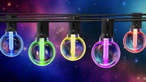 Gardeon Smart Outdoor LED S14 String Festoon Lights with WiFi Connectivity 9m - Multicolour