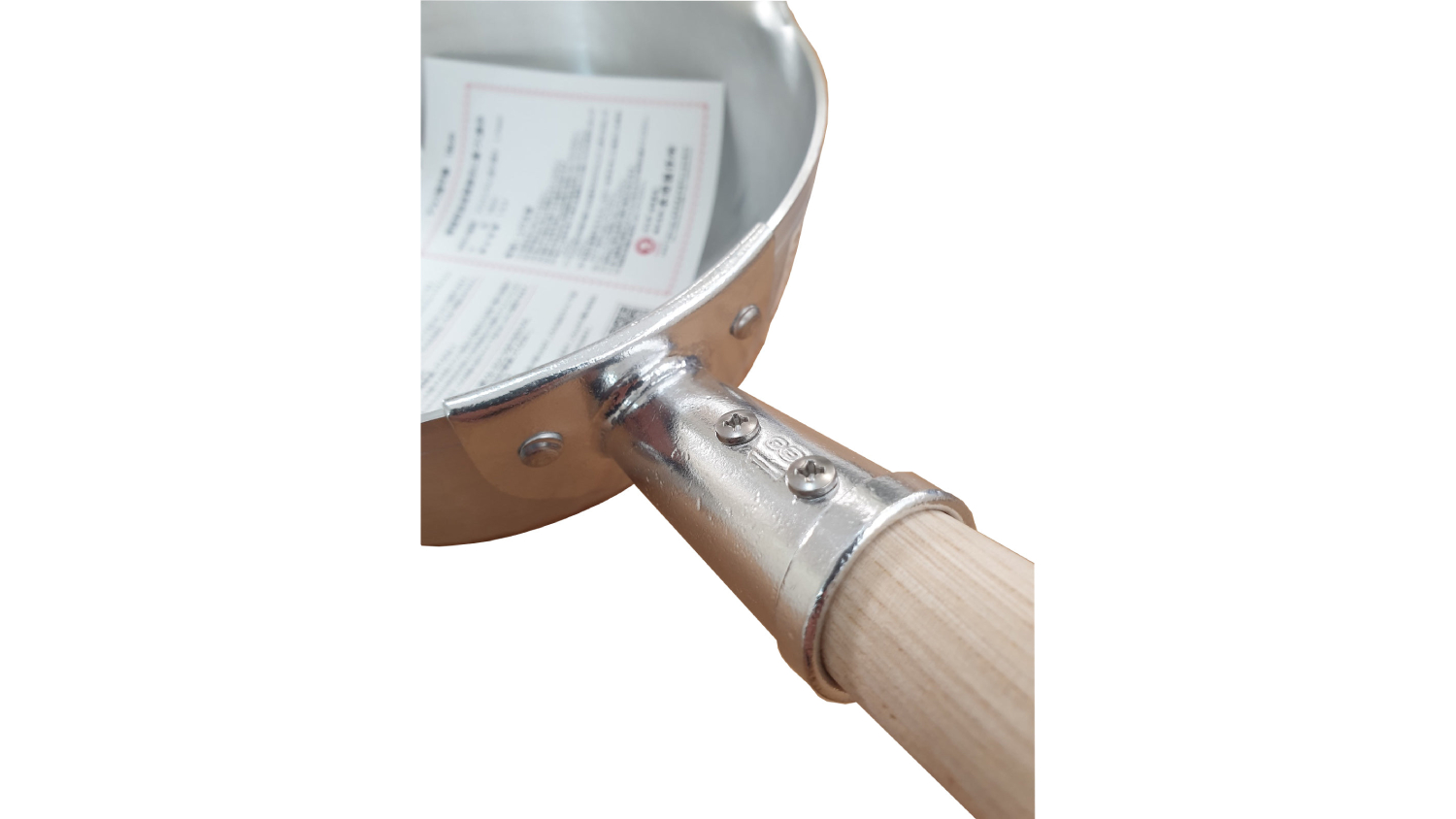 Koinu "Yukihira" Aluminium Saucepan with Wooden Handle, Pouring Lip 21cm