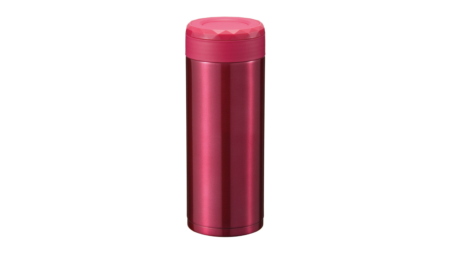 FORTEC Vacuum Insulated Drinking Flask with Lid, Wide Mouth 600ml - Red