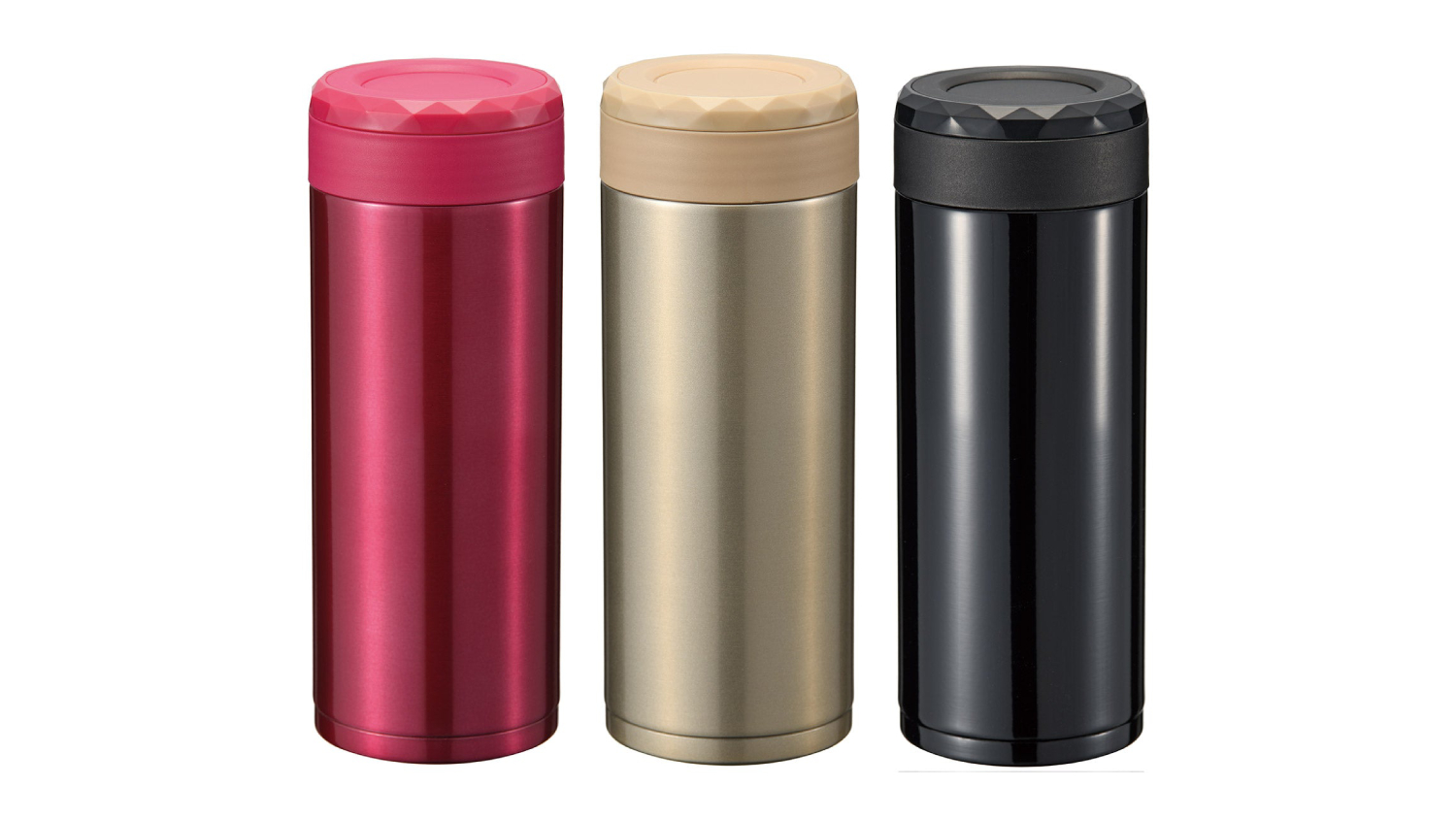 FORTEC Vacuum Insulated Drinking Flask with Lid, Wide Mouth 600ml - Gold