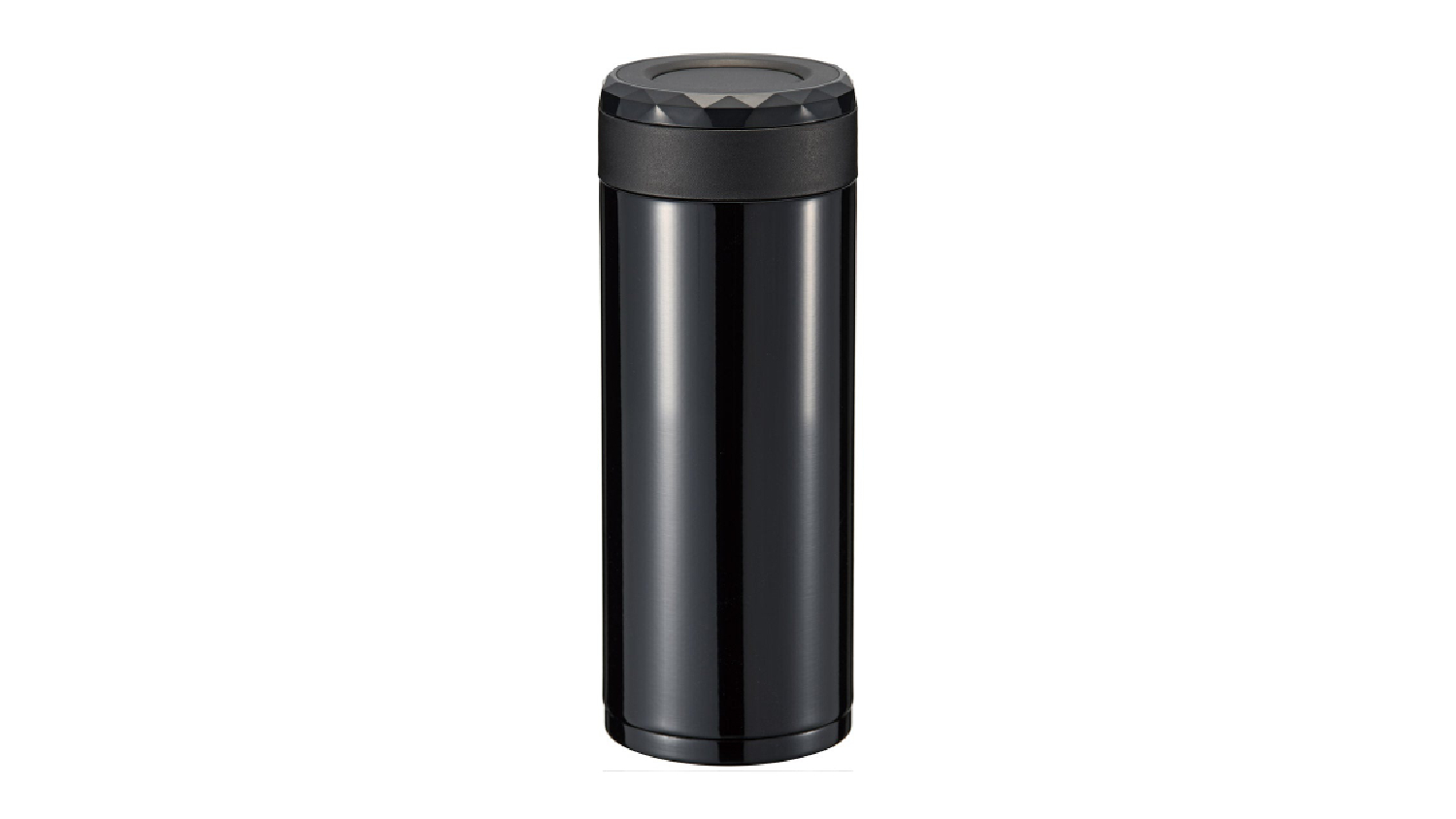 FORTEC Vacuum Insulated Drinking Flask with Lid, Wide Mouth 600ml - Black