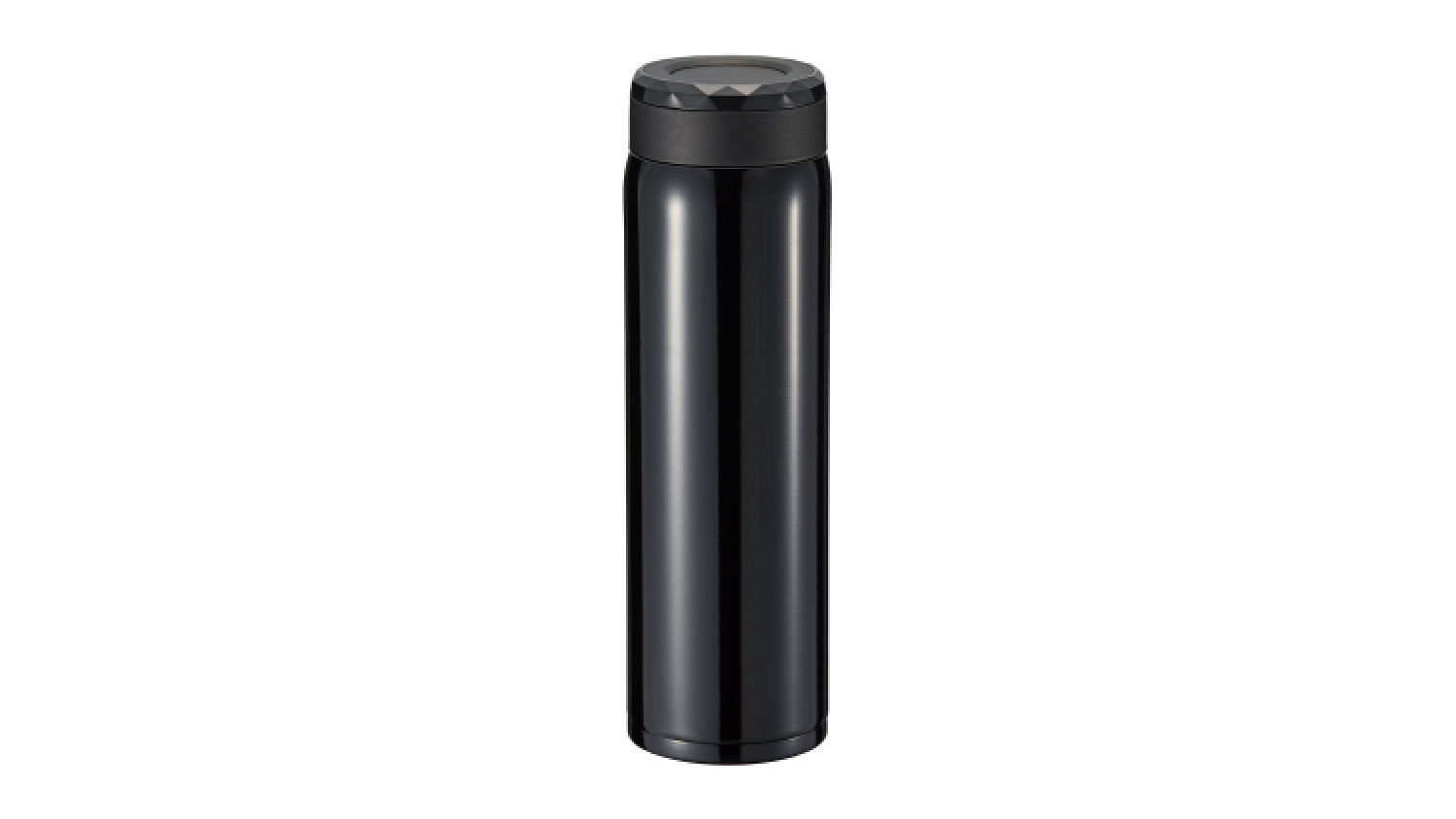 FORTEC Vacuum Insulated Drinking Flask with Lid, Wide Mouth 1L - Black