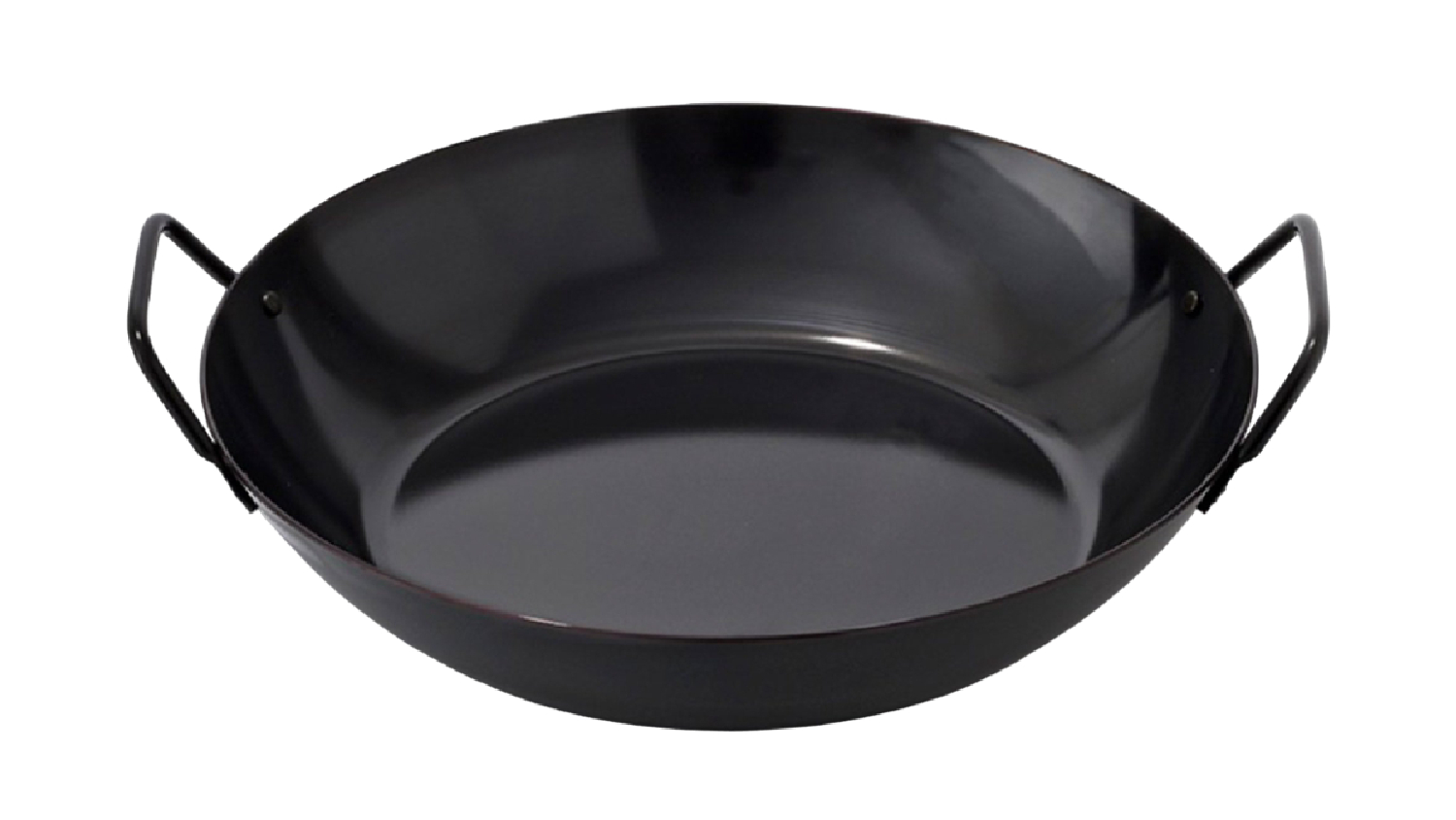 Tojiro la base Blue Steel Deep Round Paella Pan 30cm