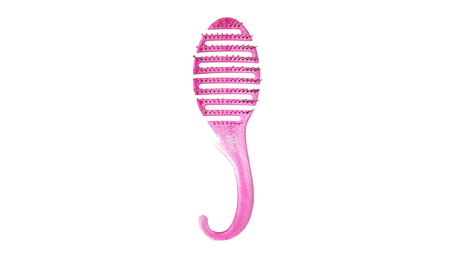 Wet Brush Shower Detangler - # Pink Glitter - 1pc