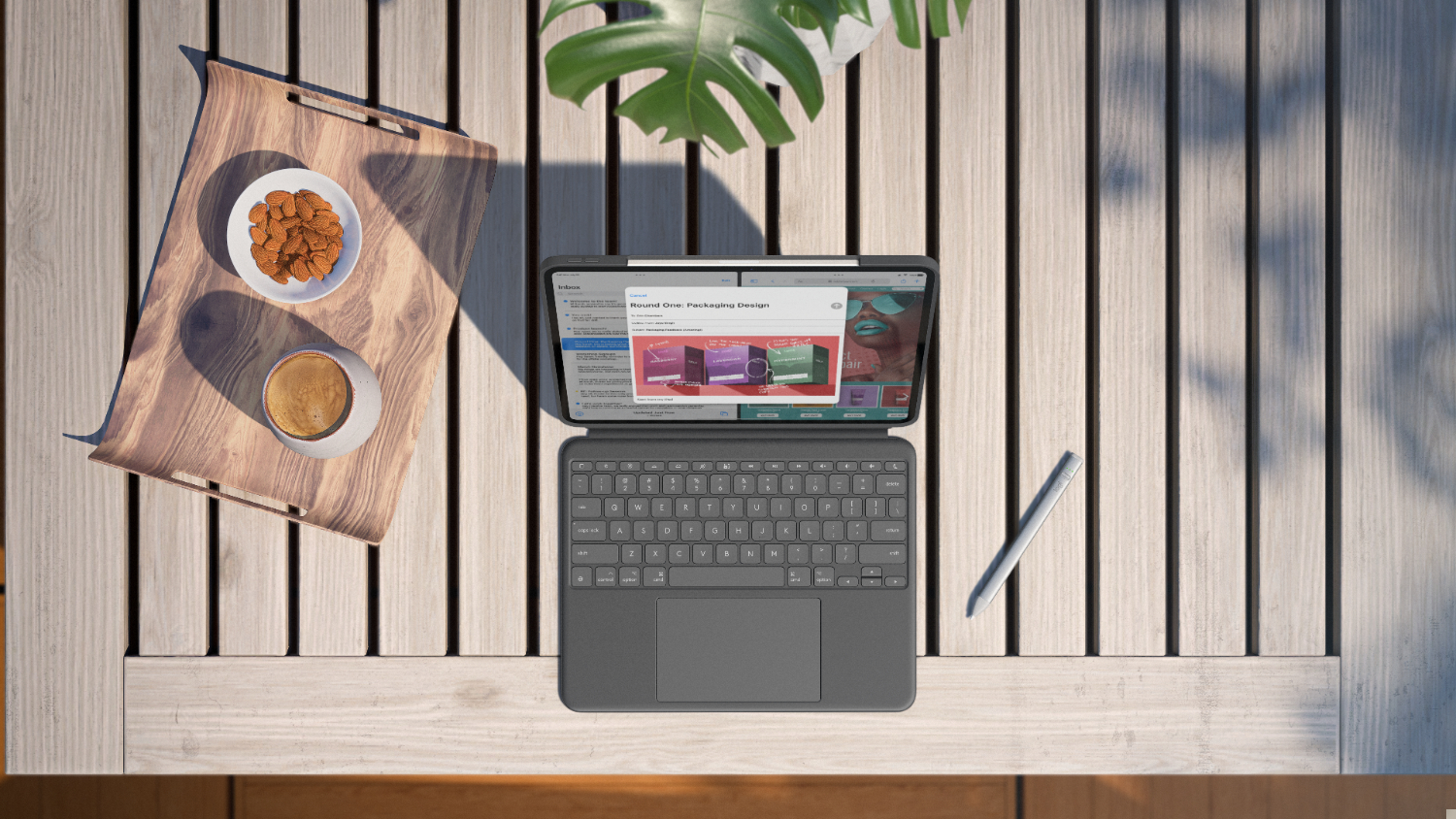 Logitech Combo Touch Case for iPad Pro 13" M4 - Graphite