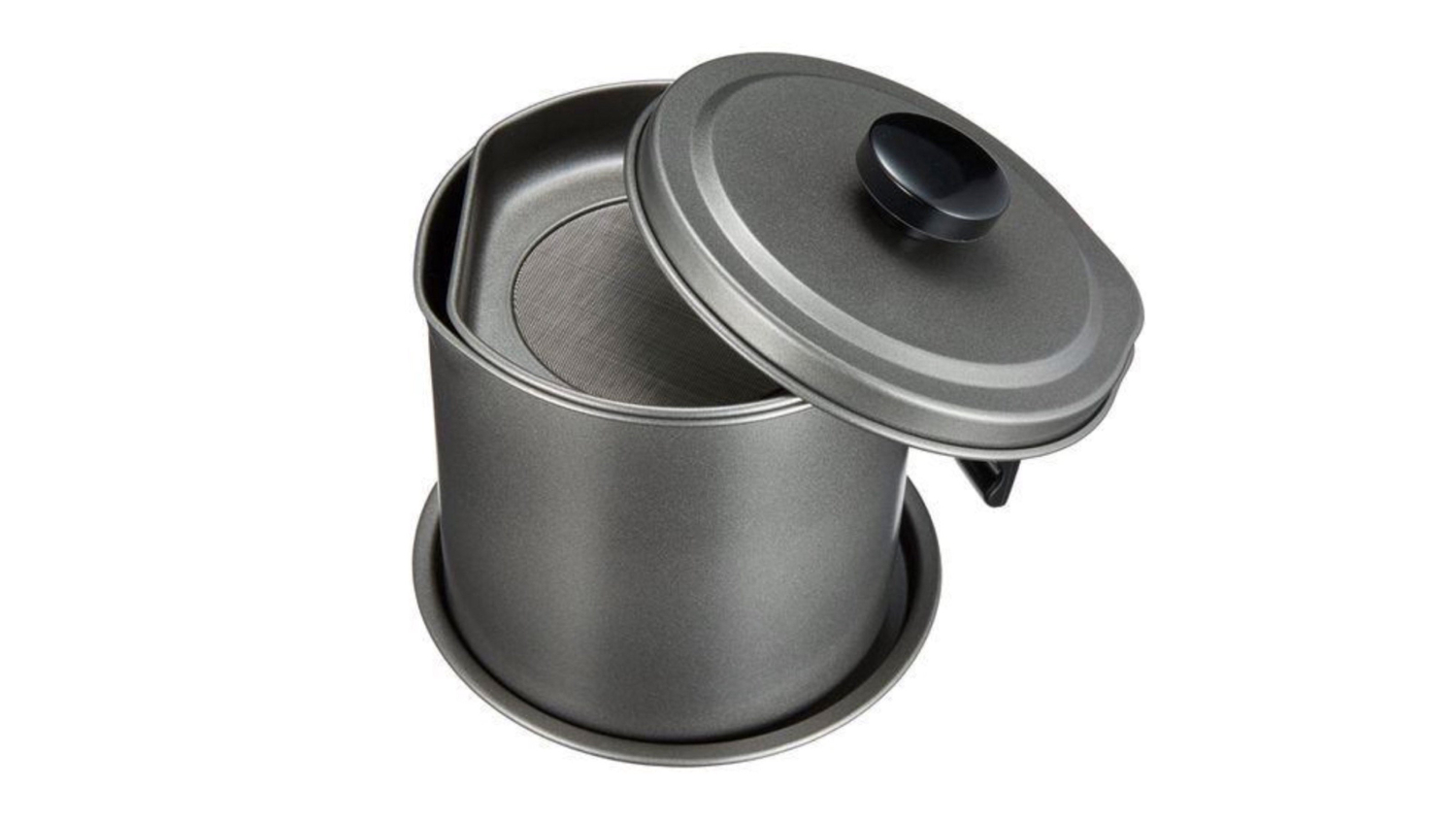 Everic Oil Strainer & Disposal Pot with Tray
