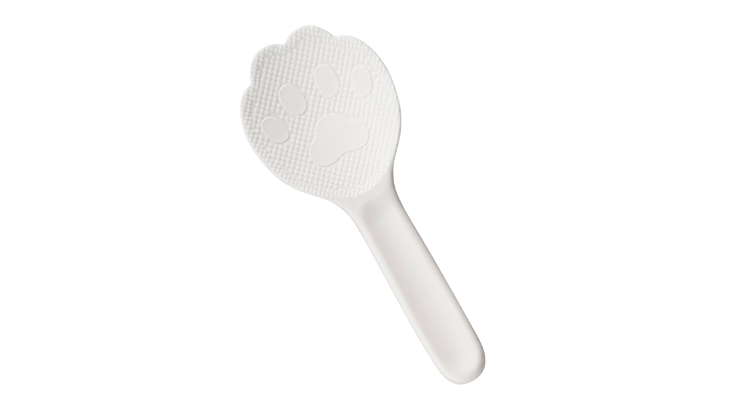 Akebono Magic Rice Scoop 18cm - Kitty Paw White