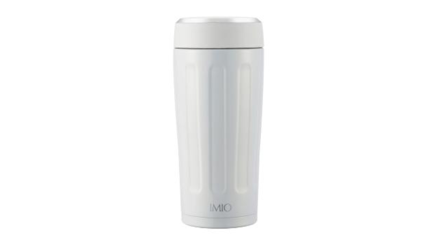 IMIO Vacuum Insulated Drink Tumbler with Lid 360ml - White