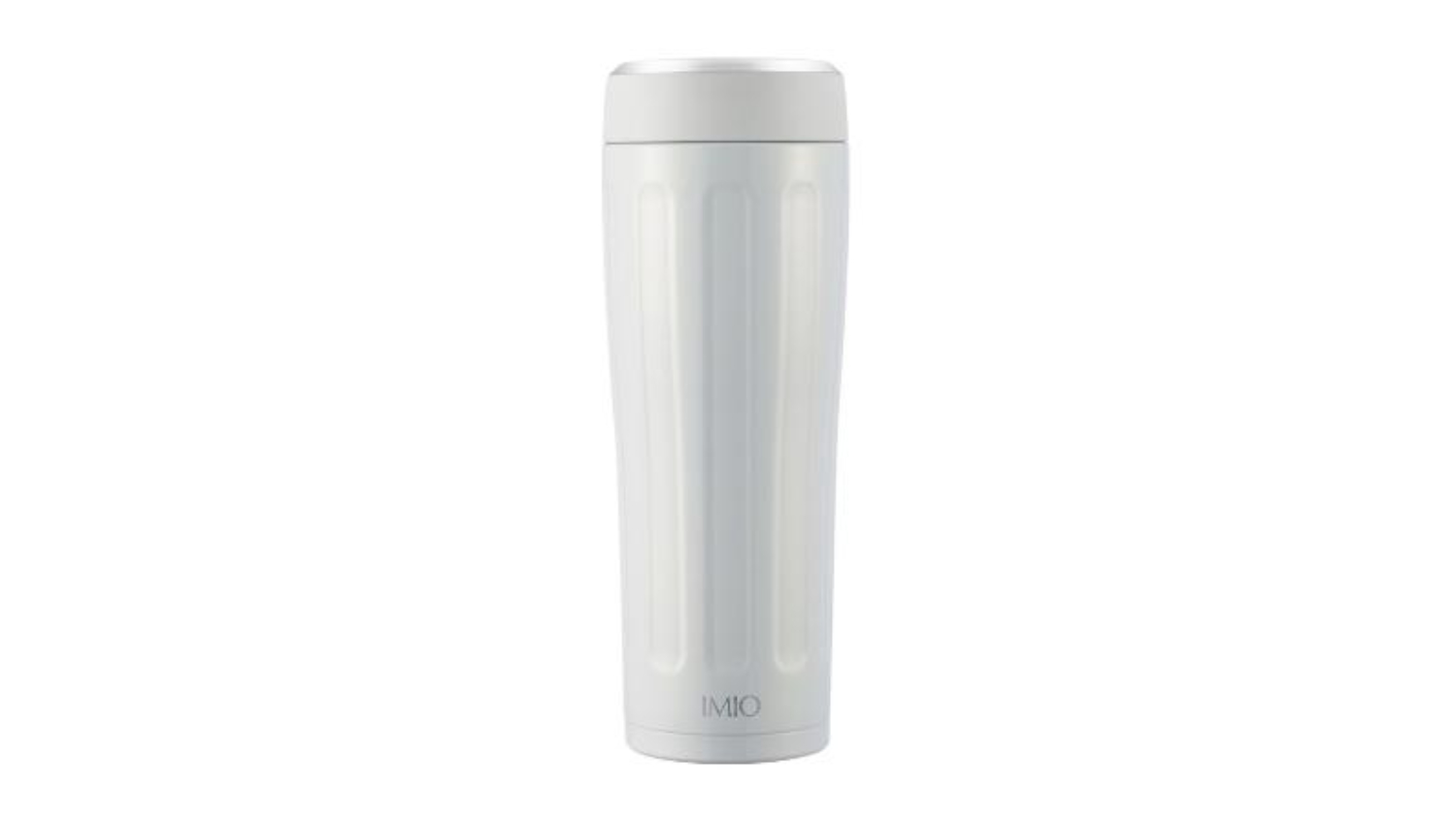 IMIO Vacuum Insulated Drink Tumbler with Lid 480ml - White