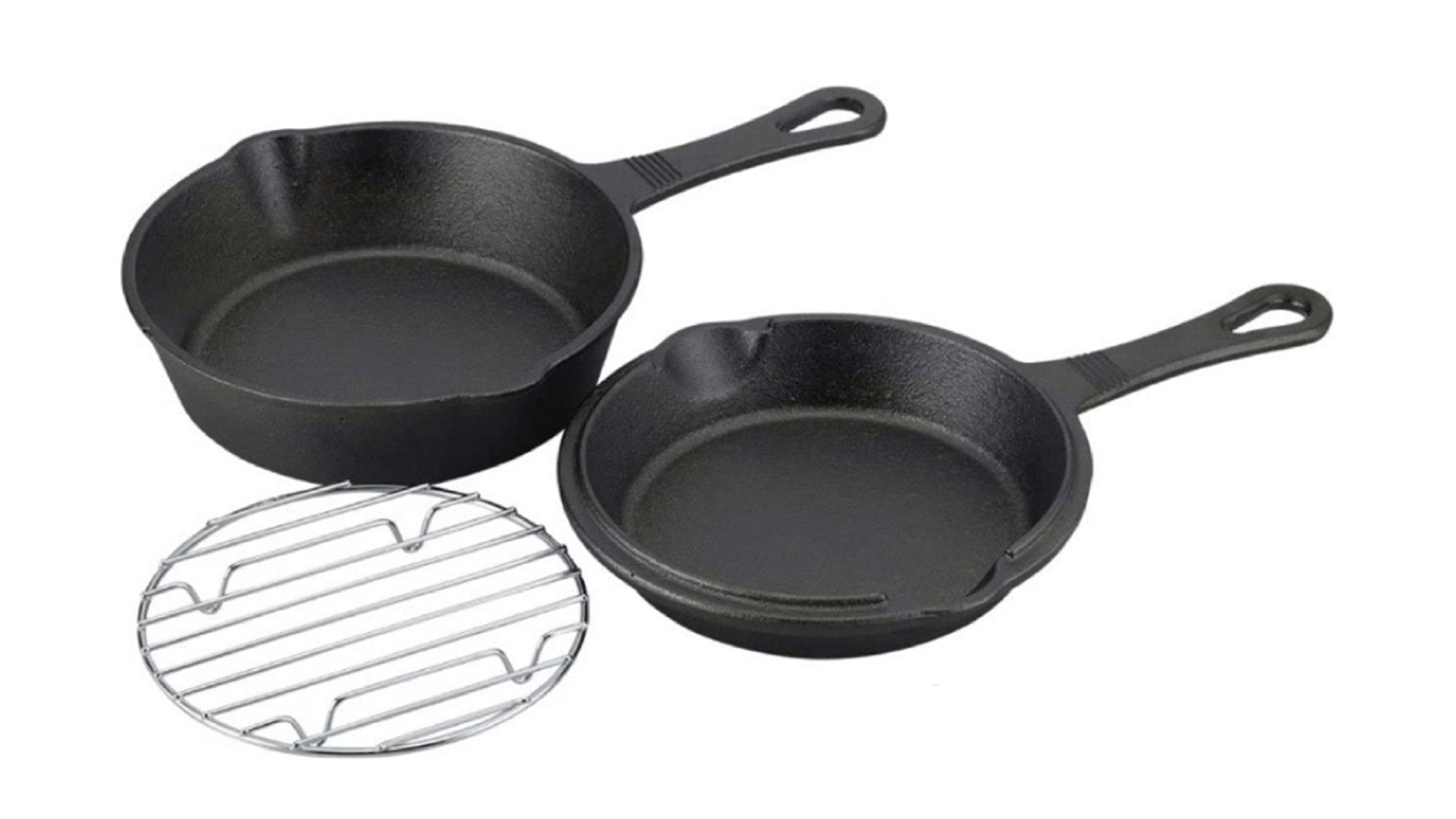 Wahei Freiz Cast Iron Skillet Set 15cm 3pcs