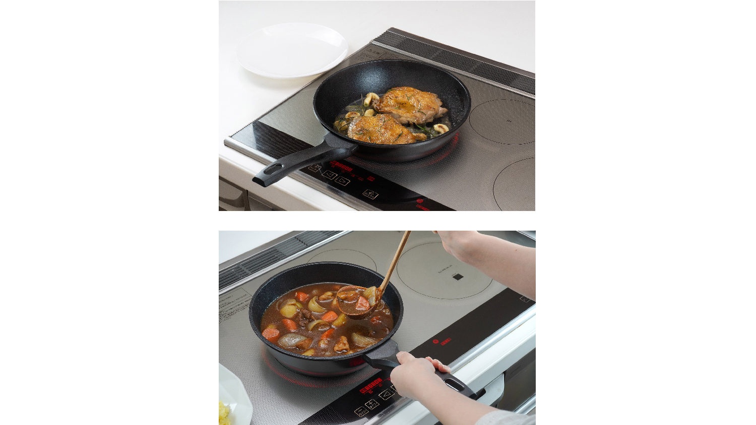 TOUGH FORM Induction Compatible High Wall Frying Pan 26cm