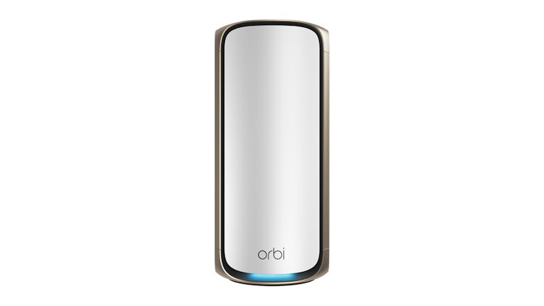 Netgear Orbi RBE970 BE27000 Quad-Band Mesh Wi-Fi 7 Add-On Satellite - White