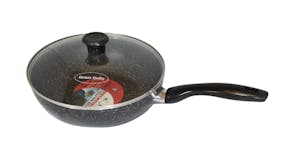 Kiam Heavy Duty Non-Stick High Wall Frypan with Glass Lid 26cm