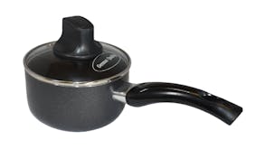 Kiam Heavy Duty Non-Stick Saucepot with Glass Lid 18cm