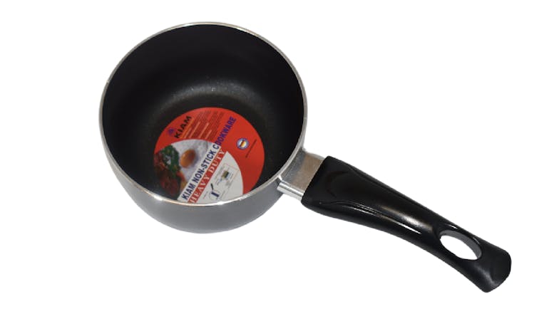 Kiam Heavy Duty Non-Stick Saucepot with Glass Lid 18cm