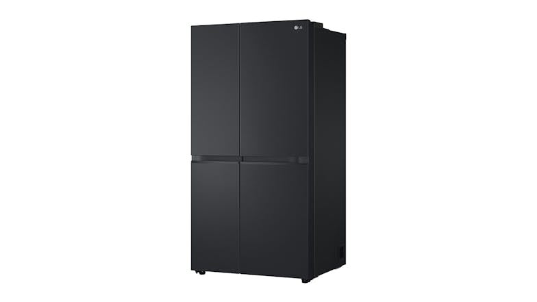 LG 655L Side-by-Side Fridge Freezer - Matte Black (GS-B600MBL)