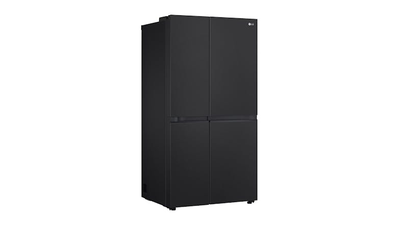 LG 655L Side-by-Side Fridge Freezer - Matte Black (GS-B600MBL)