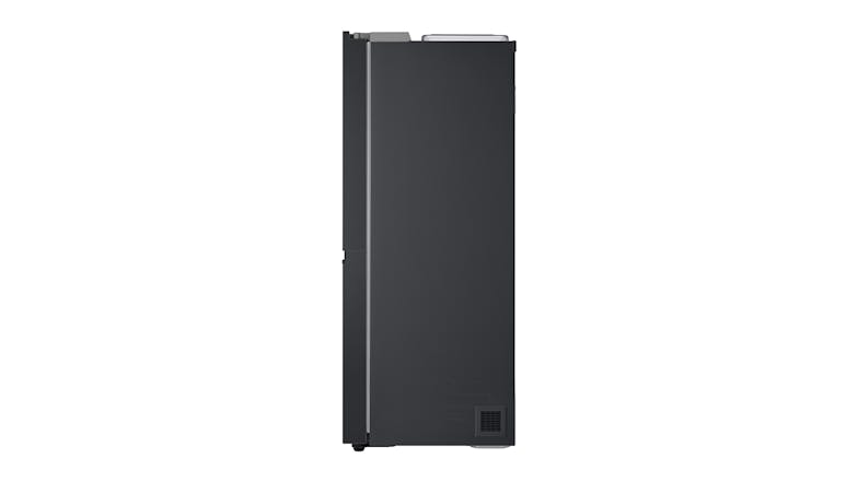 LG 655L Side-by-Side Fridge Freezer - Matte Black (GS-B600MBL)