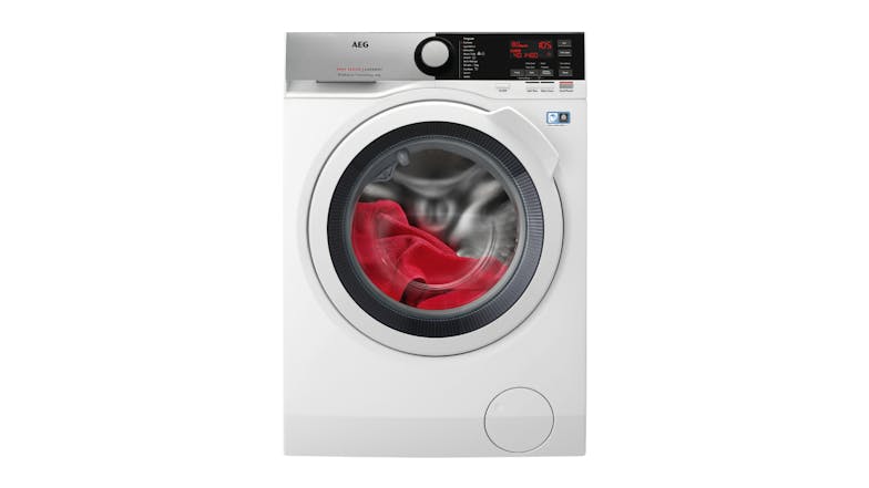 AEG 8kg 10 Program Front Loading Washing Machine - White (6000 Series/LF6ES8431A)