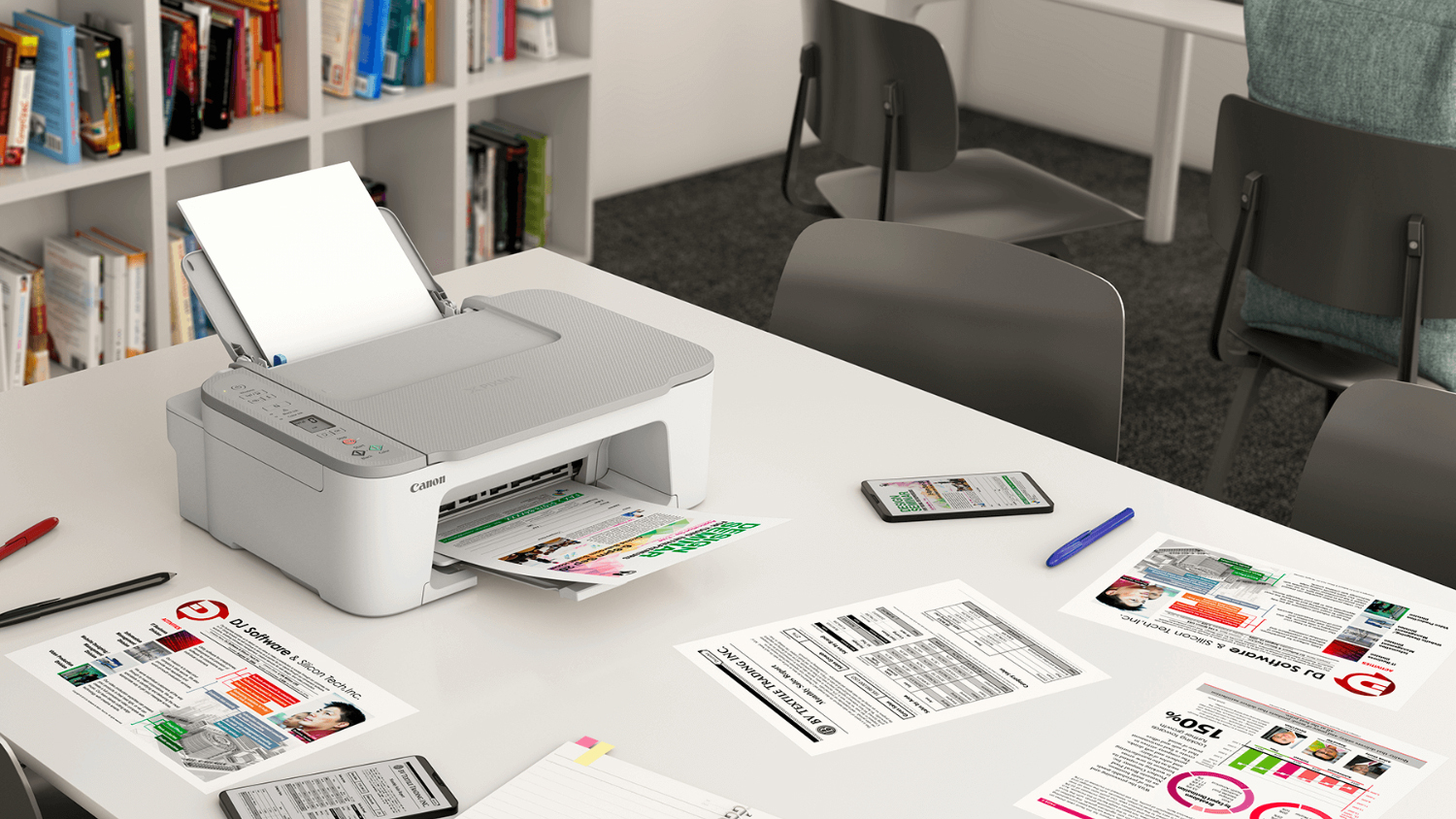 Canon Pixma TS3465 A4 All-in-One Inkjet Printer - White