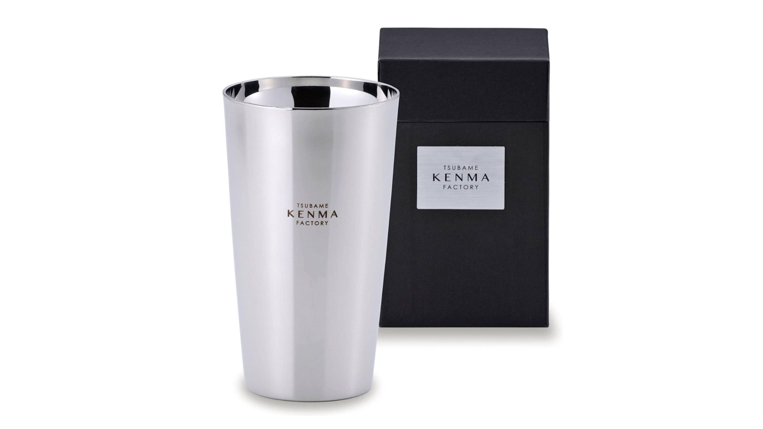 Kenma Factory Artisanal  Double Walled Metal Tumbler - Mirrored Chrome