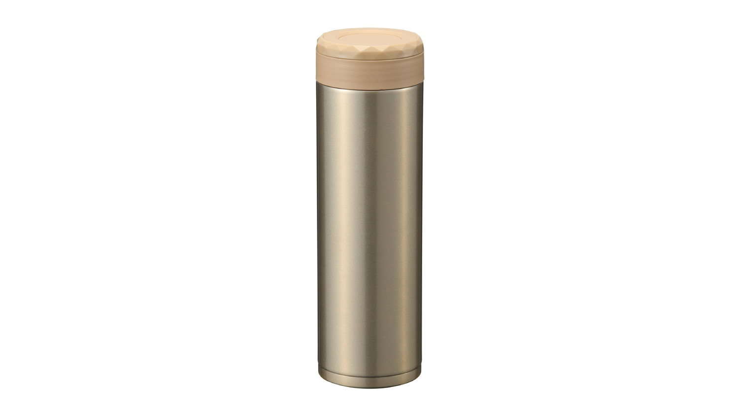 FORTEC Vacuum Insulated Drinking Flask with Lid, Wide Mouth 800ml - Gold