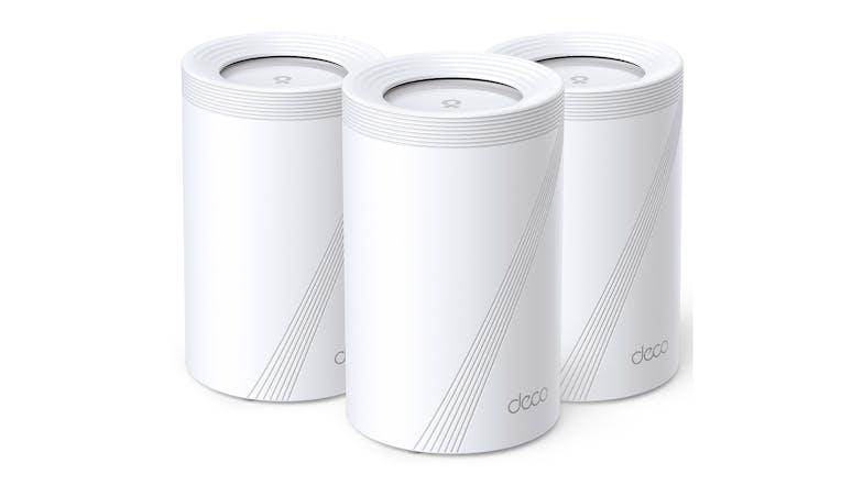 TP-Link Deco BE65 BE11000 Tri-Band Mesh Wi-Fi 7 System - 3 Pack (White)