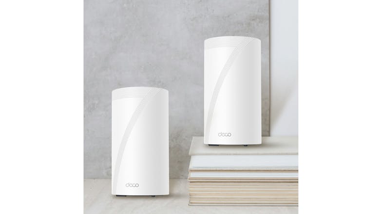 TP-Link Deco BE65 BE11000 Tri-Band Mesh Wi-Fi 7 System - 2 Pack (White)