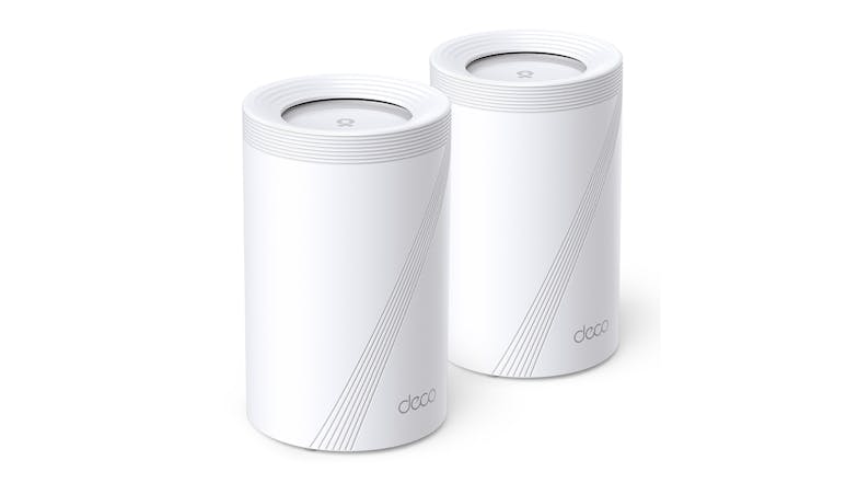 TP-Link Deco BE65 BE11000 Tri-Band Mesh Wi-Fi 7 System - 2 Pack (White)