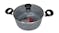 Kiam Heavy Duty Non-Stick Casserole Pot with Glass Lid 24cm