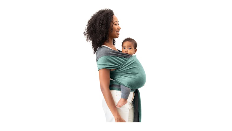 Moby Reversible Elements Wrap - Jade/Grey