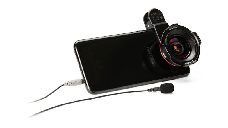 RODE SmartLav+ 3.5mm TRRS Lavalier Condenser Microphone - Black