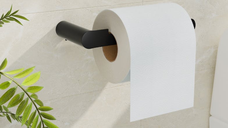 Cefito Modern Toilet Paper Roll Holder - Matte Black