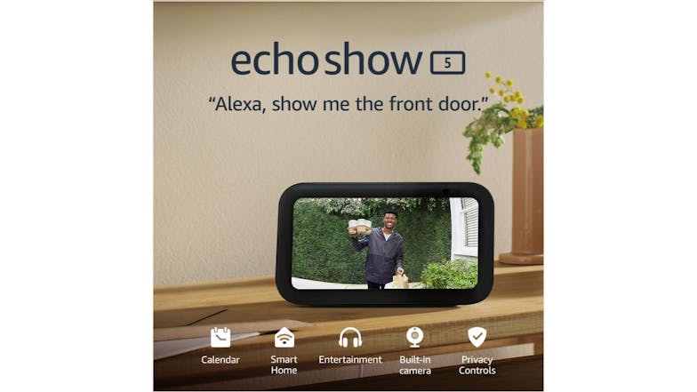 Amazon Echo Show 5 (3rd Gen) 5.5" Smart Display with Alexa - Charcoal