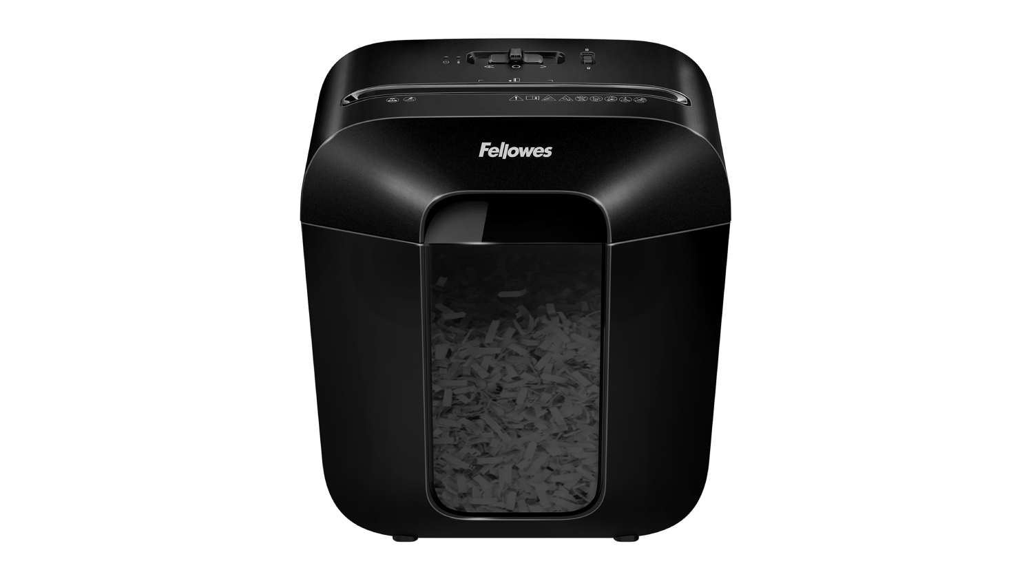 Fellowes Powershred LX10 Cross Cut Shredder - Black