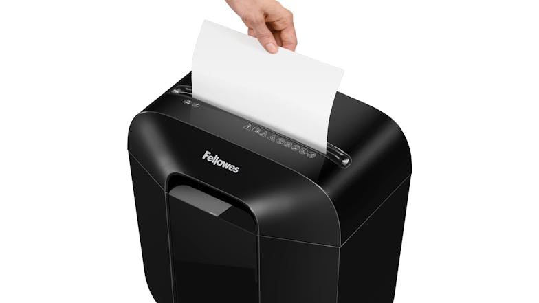 Fellowes Powershred LX10 Cross Cut Shredder - Black