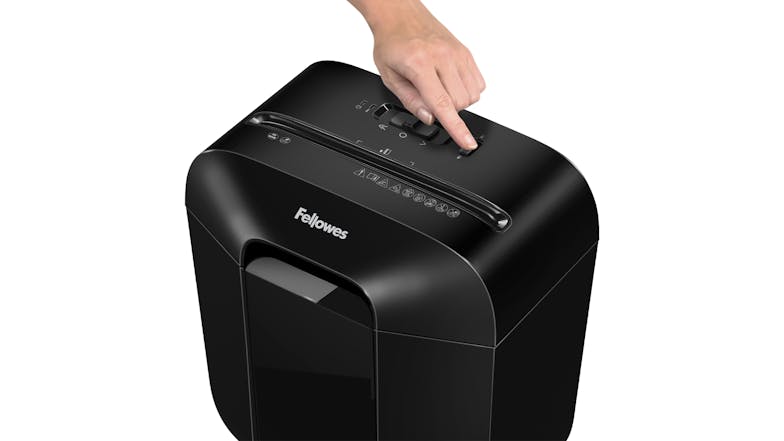 Fellowes Powershred LX10 Cross Cut Shredder - Black