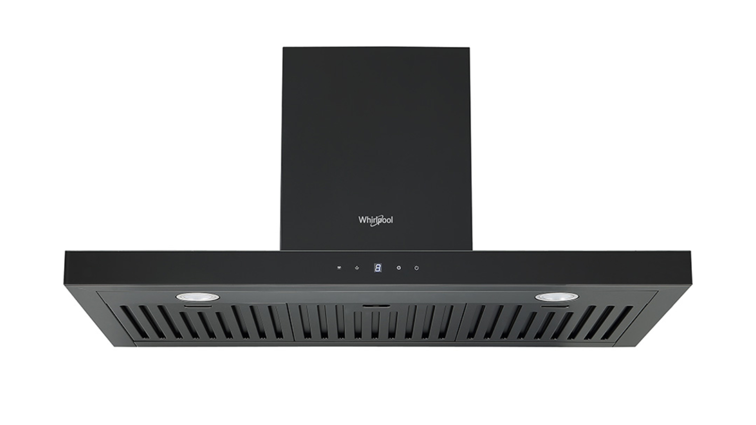 Whirlpool 90cm Box Chimney Wall Mounted Rangehood - Black Steel (WT9BTABC)