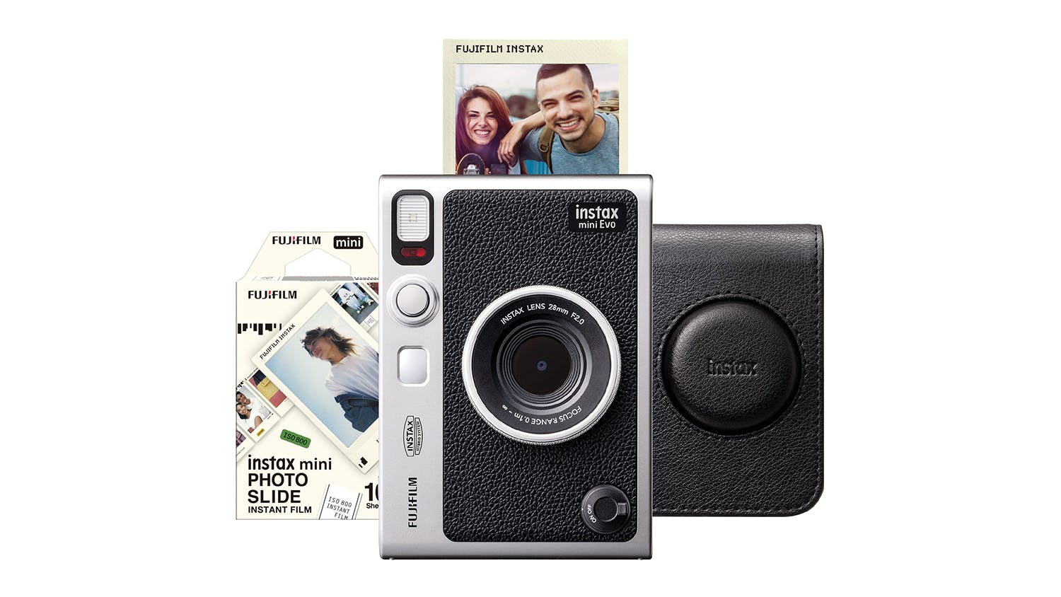 Instax Mini Evo Instant Film Camera - Black (2024 Limited Edition Gift Pack)