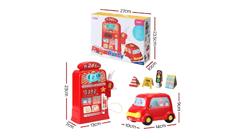 Keezi Kids Petrol Pump Play Pack 7pcs.