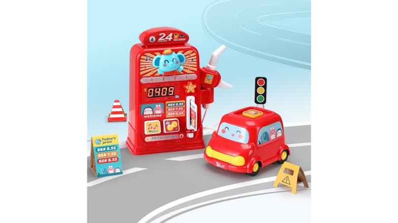 Keezi Kids Petrol Pump Play Pack 7pcs.